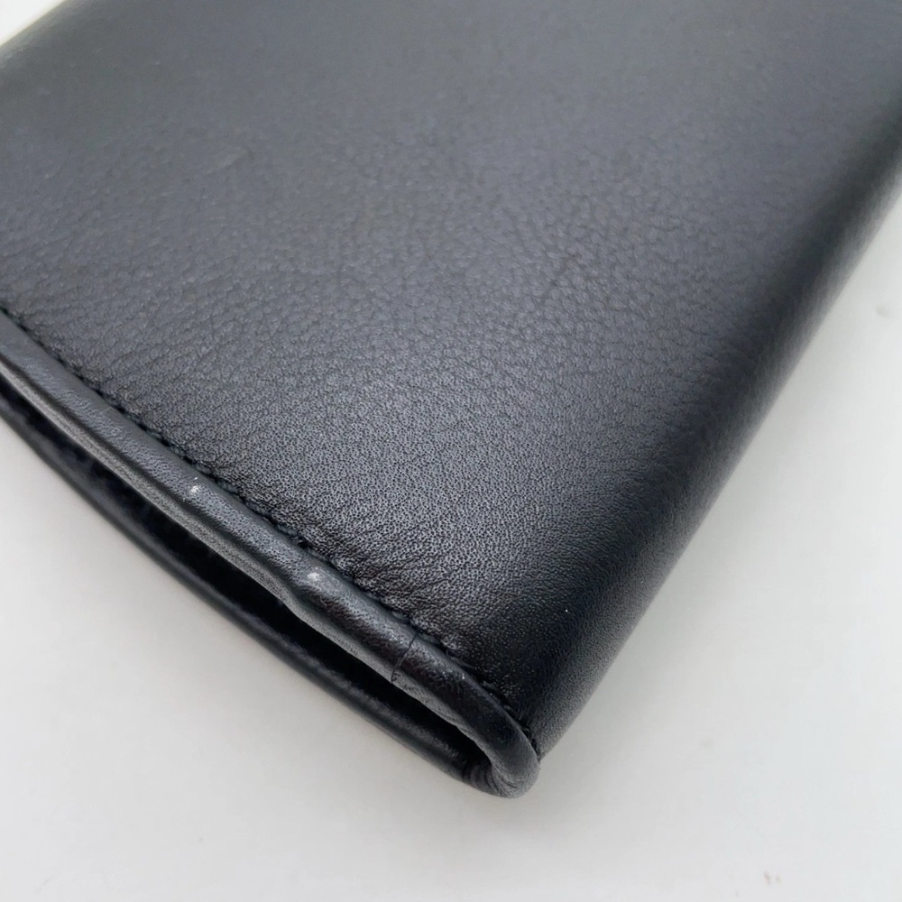 Auth Gucci Interlocking G Blondie Black Leather Chain Wallet & Dust bag - Picture 9 of 16